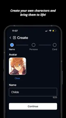 Charstar AI Character Chat android App screenshot 0